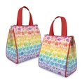 thumbnail image 2 of Pioneer Flower Floral Print Pattern Insulated Lunch Bag for Women & Adults,Large Portable Soft Cooler Lunch Bag,Thermal Food Storage Tote with Pearl Cotton,8.66L,8.75x5.75x9.5 Inch, 2 of 5