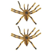 Gongxipen 2Pcs Simulation Tarantula Toys Educational Spider Models Decorative Spider Toys