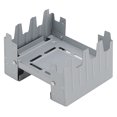 thumbnail image 2 of Poêle d'Extérieur Ultraléger, Simple Feuille Galvanisée Ultralégère Ouverture Pliable Conception Pliante Mini Poêle Construction Robuste pour la Randonnée, 2 of 8