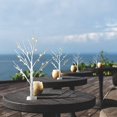 thumbnail image 3 of 60CM 24LED blanco cálido LED luz de árbol de abedul con temporizador mesa bonsái árbol luz joyero decoración para el hogar boda fiesta vacaciones JAMW Sencillez, 3 of 5