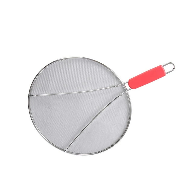 Protector contra salpicaduras de malla fina, protector contra grasa, tapa a prueba de aceite, cubierta multifuncional para salpicaduras de red de 33cm
