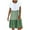 Green, variant on Fartey Plus Size Summer Dresses for Women Clearance Casual Loose Short Sleeve Crewneck Stripe Patchwork Dresses Lightweight Flowy Beach Holiday Sundress