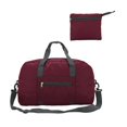 thumbnail image 2 of CSStudio Lightweight Foldable Gym Duffle Bag with Separate Shoe Compartment Water Bottle Pocket Detachable Strap for Travel Sports Weekend Trip, 2 of 7