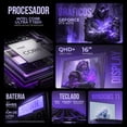 thumbnail image 3 of Laptop Gamer ALIENWARE M16 R2 GeForce RTX 4070 8GB Core Ultra 7 155H 16GB DDR5 1TB SSD Pantalla 16" QHD+ 240Hz Windows 11 Teclado Ingles Reacondicionado, 3 of 6