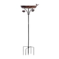 thumbnail image 2 of Baño para pájaros de metal, decoración independiente para jardín, base de 5 puntas, comedero para pájaros, cuenco para Patio, césped, patio al aire, 2 of 8