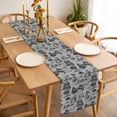 thumbnail image 3 of Farmhouse Country Table Runner - 70 Inch Long Vintage French Garden Horse Swan Cotton and Linen Blended Dress Scarves Farmhouse Table Runner for Kitchen Dining, Coffee Table, 13" x 70", 3 of 8