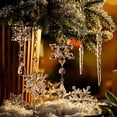 thumbnail image 5 of Dalrosia 32PCS Crystal Christmas Ornaments Crystal Hanging Snowflakes Acrylic Xmas Tree Icicle Drop Crystal Decorations with Hooks for Christmas Snow Party Winter, 5 of 6