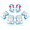 White Blue, variant on Kids/Youth Knee Pad Elbow Pads Guards Protective Gear Set for Roller Skates Cycling BMX Bike Skateboard Inline Skatings Scooter Riding Sports