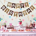 thumbnail image 3 of Banner de cumpleaños Woizoeiy Happy Birthday Brown para niño/niña, 3 of 7