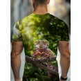 thumbnail image 2 of Men's novelty T-shirt, featuring a waking color - very natural, multi-functional and comfortable, suitable for going out, traveling and daily wear, 2 of 6