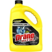 Drano Max Gel Drain Clog Remover and Cleaner, Unclogs and Removes Blockages from Showers and Sinks, 3.8L