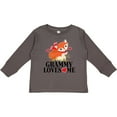 thumbnail image 3 of Inktastic Grammy Loves Me Woodland Fox Girls Long Sleeve Toddler T-Shirt, 3 of 5