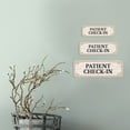 thumbnail image 5 of Standard Plus Patient Check-In Door or Wall Sign | Office Signage -Small, 5 of 9