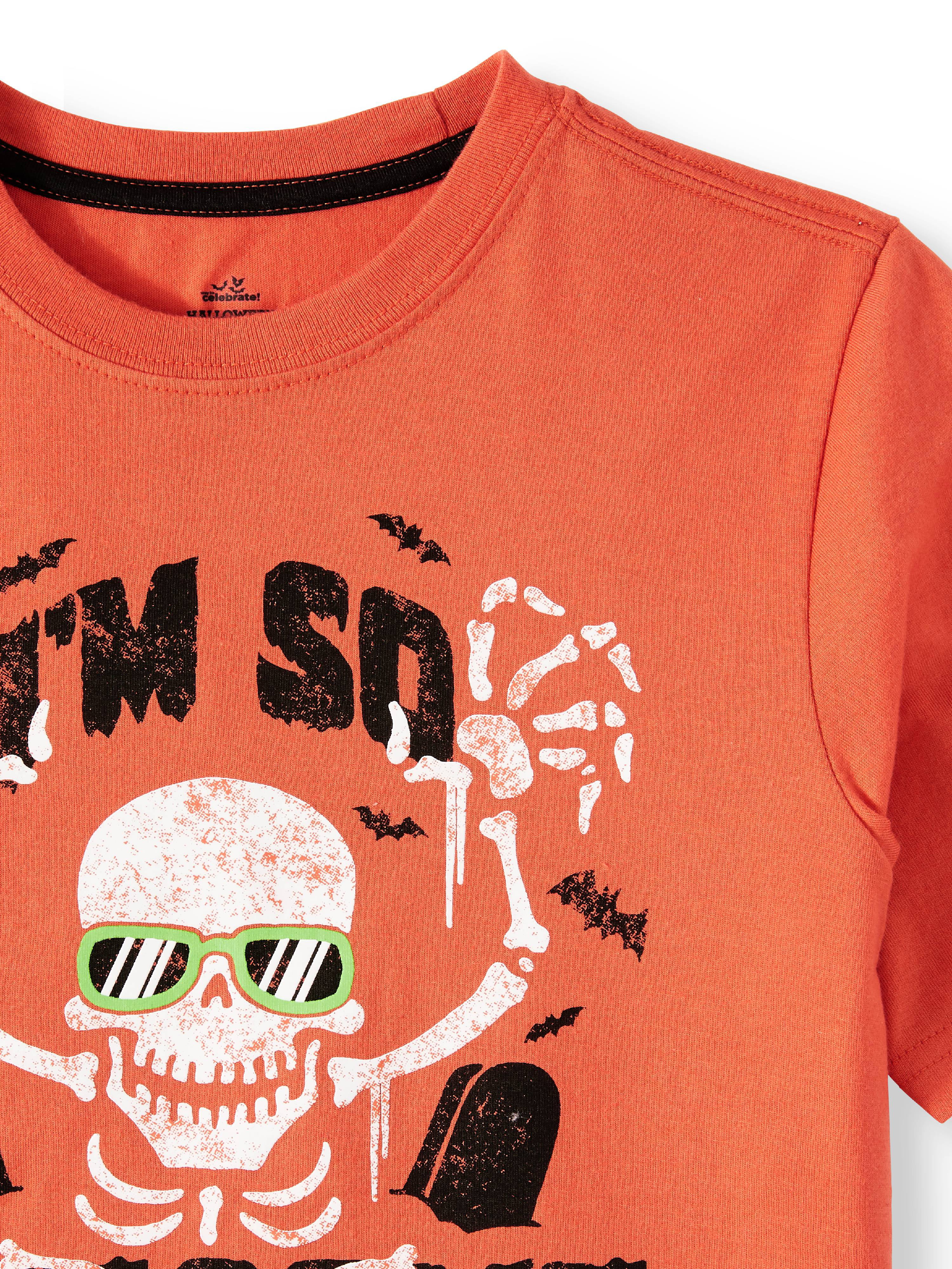Way to Celebrate Boo Yah Short-Sleeve Halloween Graphic T-Shirt