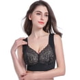 thumbnail image 5 of Sujetador de mujer sexy de encaje de talla grande de una pieza Bralette Top hace que los pechos grandes parezcan más pequeños Push Up Lencería femenina, 5 of 5