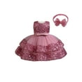 thumbnail image 3 of Lolanta Baby Girl Pageant Dress Sequins Princess Dress Toddler Flower Wedding Birthday Party Gown Dresses 12 Months-4 Years, 3 of 5