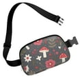 thumbnail image 3 of Crossbody Belt Bag Mushroom Waist Bag Running Belt Bag for Jogging for Women Casual Waist Packs with Adjustable Strap Waterproof Belt Bag for Workout Running Travelling, 3 of 7