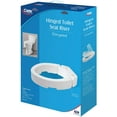 Raised Toilet Seat Elongated Carex® 31/2 Inch White 300 lbs
