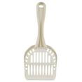 thumbnail image 2 of Petmate Cat Litter Scoop Plastic Scooper for Easy Sifting, Large, Beige, 9.9"L, Pack of 1, 2 of 4
