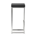 thumbnail image 2 of 14" X 14" X 30" 2 Pcs Black Leatherette Barstool, 2 of 2