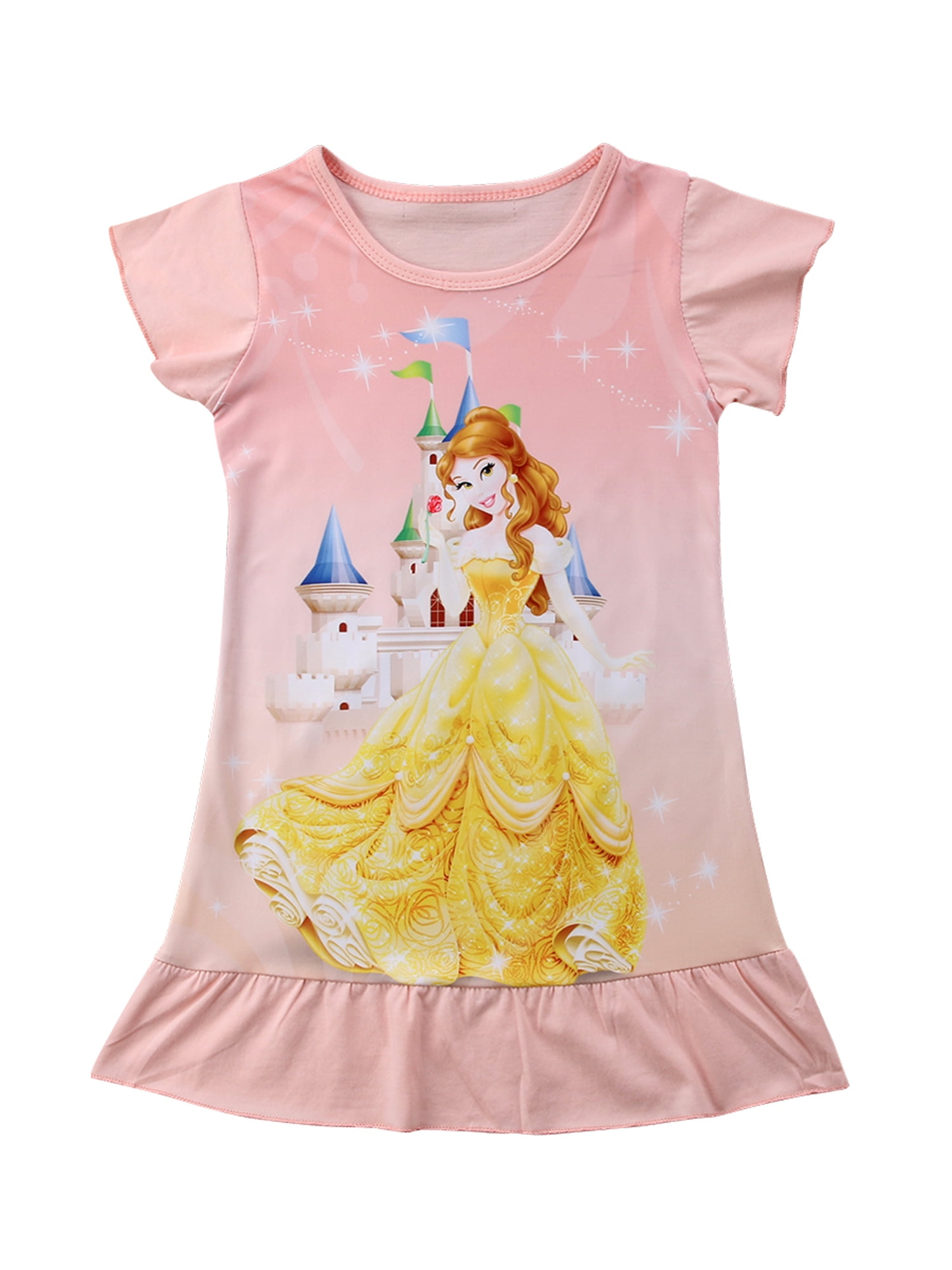 Princess Print Summer Party Dress for Toddler Girls Nigeria Ubuy