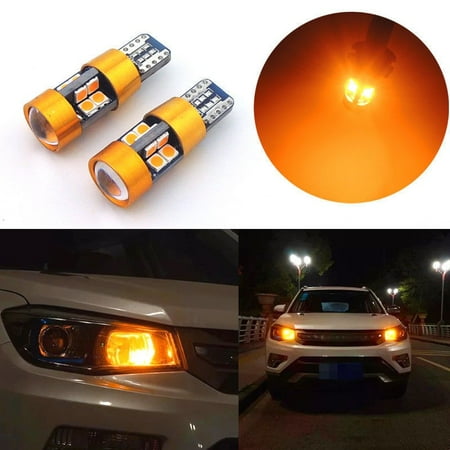 

Zhongtai Amber Car Position Parking City Lights T10 168 194 2825 W5W 19SMD LED Bulb