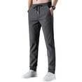 thumbnail image 5 of Zimjoy Men Bevawear Glide Pants Quick Dry Elastic Waist Pant Breathable Stretch Lightweight Active Trousers with Pockets Drawstring Pant for Men, Dark Gray S, 5 of 5
