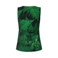 thumbnail image 5 of Lsque Green Leave Fern Printed Workout Tank Tops for Women, Athletic Sports Tank Tops, Compression Sleeveless Dry Fit Shirts,Sleeveless Yoga Shirt-Medium, 5 of 9