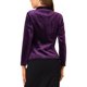 thumbnail image 3 of BLAZER DE VELVET CHIC PARA MUJER INSPIRADOR COLOR SÓLIDO CON SOLAPA Y UN BOTÓN CHAQUETA DE TRAJE PARA TRABAJAR 3XL VIOLETA, 3 of 6