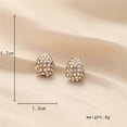 thumbnail image 4 of Xihbxyly Pendientes de Media Luna con Diamantes, Impresionante Diseño de Diamantes de Agua, Accesorio de Moda para Mujer, Brillo Llamativo, Perfectos para Bodas o Banquetes, Regalo Ideal para El Día, 4 of 6