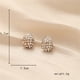 thumbnail image 3 of Fiudx Juego de Aretes, Aretes de Moda con Forma de Media Luna de Diamantes, Elegante Collar de Boda, Elegantes Accesorios para Banquetes, Regalos para Mujeres, Perfecto para Ocasiones Especiales, Inc, 3 of 5
