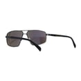 thumbnail image 2 of Xloop Mens Rectangular Racer Metal Rim Sport Sunglasses Gunmetal Teal Mirror, 2 of 4