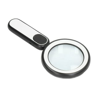 Handheld Mini Magnifying Glass 20X Handheld HD Dual Lens Optically Read One  Hundred Millimeters Composition Elderly Illuminated Magnifier
