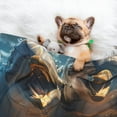 thumbnail image 3 of Yiaed Playful Dolphins Underwater Print Dog Blankets-Cat Blanket Washable for Couch Protection,Puppy Blanket, Soft Plush Reversible Throw Furniture Protector-Medium, 3 of 8