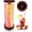Brown-10in, variant on Straws Holder Dispenser for Counter, 10Inch Drinking Straw Dispenser,Acrylic Straw Organizer with Bamboo Lid,Includes 100 Straws,Transparent Straw Storage Container for Kitchen,Pencils and Silverware