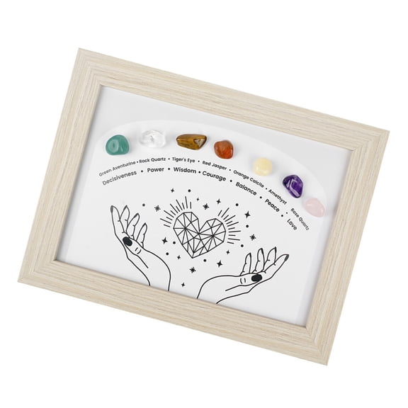 AOOOWER Exquisites Gemstones Display Frame Featurings Zodiacs Themes for Gift Giving