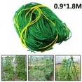 thumbnail image 1 of Treillis Jardin Grimpant Filet Maille Plante Support en Plastique Vert Haricot Concombre Cordes, 1 of 9