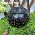 thumbnail image 4 of BCZHQQ Solar Lanterns Outdoor Waterproof,Leaves Hollow-Out Floor Tabletop Solar Lights,Decorative Outdoor Solar Lamp for Patio,Decoration for Garden Patio Deck,Summer Savings Clearance, 4 of 6