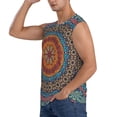 thumbnail image 3 of Fotbe Mandala Men's Camiseta sin Mangas Estampada para Hombres, Playera Casual para Gimnasio, Entrenamiento, Playa-Small, 3 of 7