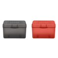thumbnail image 1 of LEEYNEER Index Card Holder Index Card Box Notecard Box Flash Card Holder Index Organizer 2PC, 1 of 6