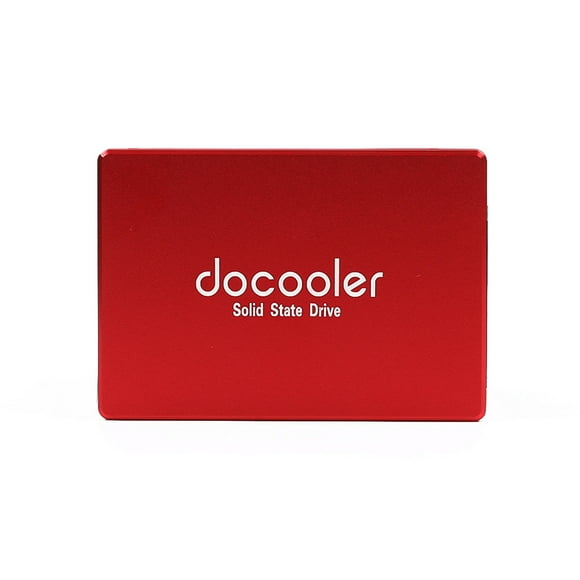 docooler SSD 2.5inch Metal Solid State Drive Read And Write Quiet Operation Shock And Drop Resistance Compatibility Red 480GB