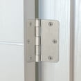 thumbnail image 3 of Design House 202457 6-Hole 1/4-Inch Radius Door Hinge, 3.5", Satin Nickel, 3 of 9