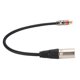 thumbnail image 2 of Para Cable XLR chapado en oro negro para Cable adaptador carcasa de aleación de Zinc hembra a macho para amplificador de auriculares reproductor HiFi, 2 of 8