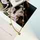 thumbnail image 5 of Moda Mujer Charm Colgante Cadena Ajustable Collar Joyería Regalo Regalo de cumpleaños para mamá Mujeres Esposa Niñas Ella - Dorado, 5 of 5