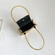 thumbnail image 2 of Bolso de axila para mujer Bolso de mujer informal con patrón de cocodrilo de cuero PU (Oro), 2 of 6