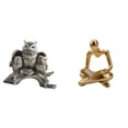 thumbnail image 1 of Escultura De Búho Pensador Moderno, Adorno De Mesa, Estatua Abstracta Creativa De Animal Para Sala De Estar, Oficina, Armario, Mesita De Noche, Decoración, 1 of 8
