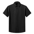 thumbnail image 2 of pstuiky camisetas para hombre, Suéter casual de manga corta con cuello vuelto, cómodo y liso para hombre ropa de hombre s, 2 of 3