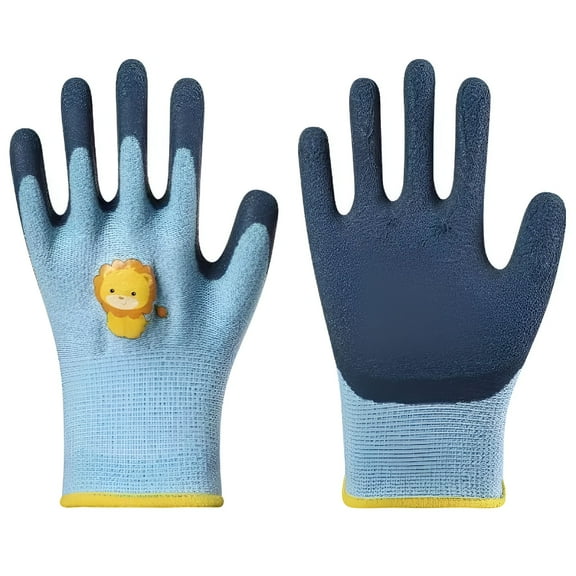 BESTSKY 1 Pair Kids Gardening Gloves Children Work Gloves For Outdoor Activities Anti-Slip Fishing Gloves For Kids Toddler Gardening Gloves