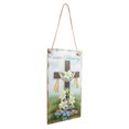 thumbnail image 2 of Colgador de pared de Pascua de madera con decoración Yuyangstore Placa colgante, 2 of 8