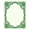 Green, Pattern 1, variant on ODIKA 4'x6' Machine Washable Non-Slip Area Rug, Elegant Vine Trellis Border Jacquard High Traffic Rug, Green, 522218